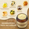 Crema Facial Con Manteca De Res Y Miel 100% Natural