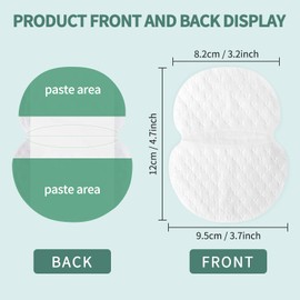 Homelove Underarm Sweat Pads, 100Pack Disposable Premium Absorbent Armpit Underarm Shields Armpit Sweat Pads for Women and Men Sweat Free Armpit Protection