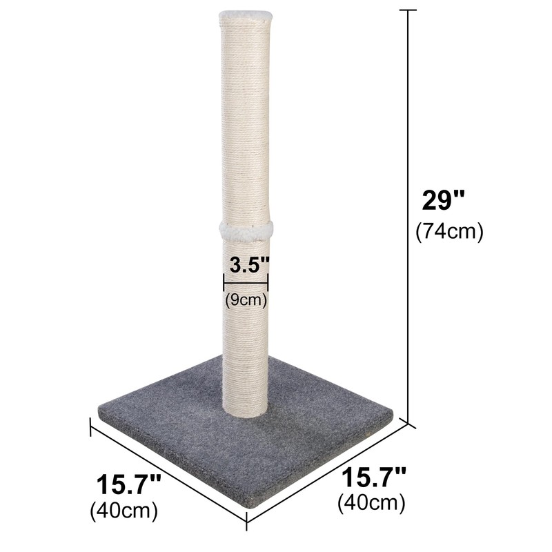 Cat Scratching Post Carpet, Tall Big Sisal Rope Cat Scratch