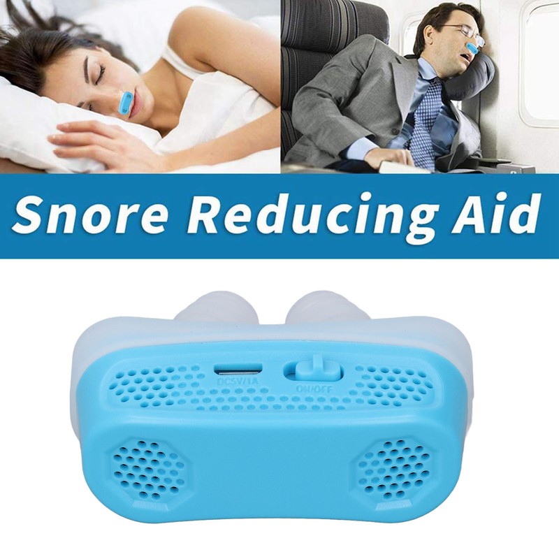 Electric Snoring Solution Devices Automatic Nose Vents Plugs Portable Variable