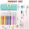Aucuu Crochet Hooks Set, 12 Sizes Crochet Hooks, 47 Pack
