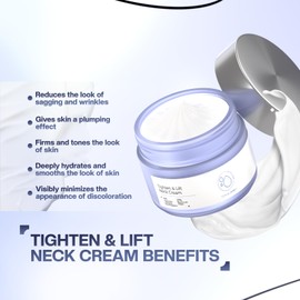 SADOWAY SADOWAY Neck Creams for Tightening and Firming: Anti-Aging Tighten and Lift Neck Firming Cream Hydrating Face Cream Gentle and Effective for an Even Skin Tone and Neck Lift
