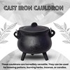 Soul Sticks Reusable 6" Cast Iron Cauldron with Lid and
