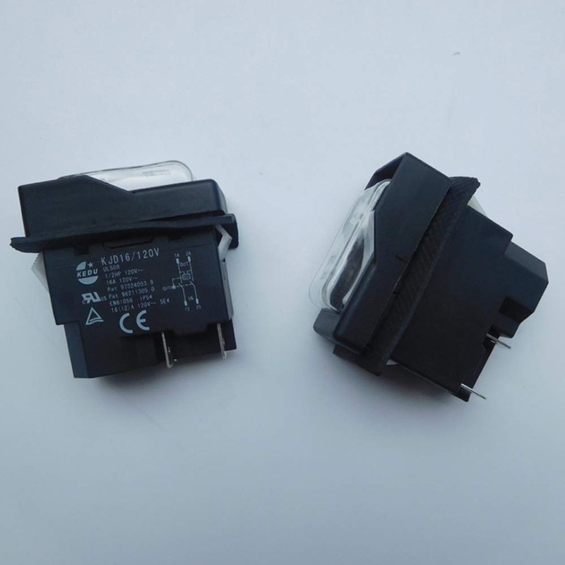 KEDU KJD16 4Pins Push Button Switch On Off Electromagnetic Switches