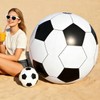 Lurrose ビーチボール サッカーボール 80cm 大号 巨大 インフレータブル ジャンボ 丈夫なPVC 厚手