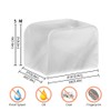 Daulesho Turquoise Marble 2, 4 Slice Toaster Cover Dust Protection
