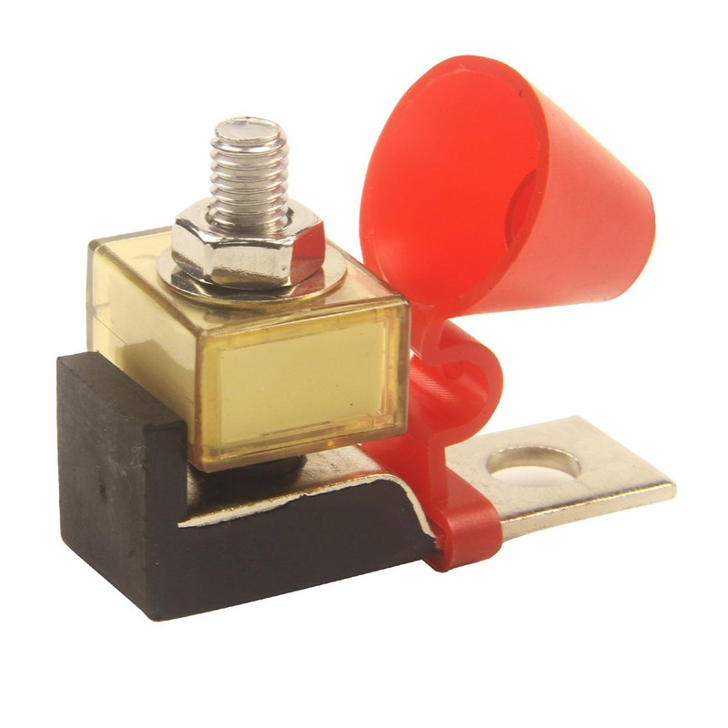 Bumbesti 50A Maximum 58V DC MRBF Terminal Fuse Block Single