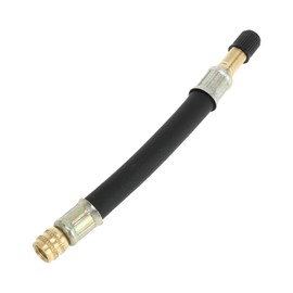 VekAuto Tire Valve Extension Stem Adaptor, 160mm Length Stem Extender Pipes Universal for Car Truck Bike Trailer RV Durable Copper Rubber Copper Tone Black
