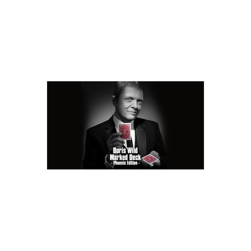 Boris Wild Marked Deck Phoenix Edition (Large Index), Magic Trick,