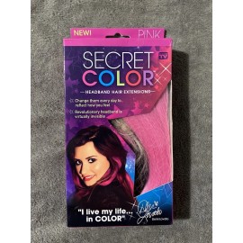 As Seen On TV Secret Color Headband Hair Extensions Pink, Virtually Hidden, As Seen on TV