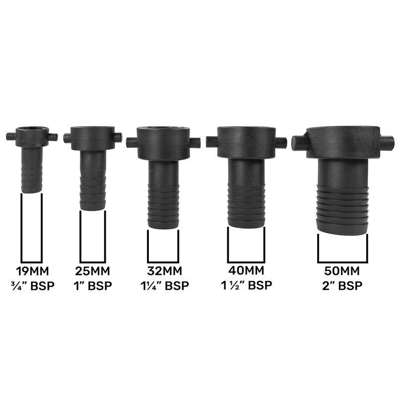 Female Swivel bspThread -Barb hosetails for layflat/Pond Pipe,Pump Fitting with