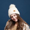 REDESS Women Winter Pompom Beanie Hat with Warm Fleece Lined,