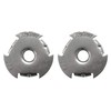 Weiler 03810 Metal Adapters, 2" To 5/8" Arbor Hole, Made