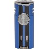 Xikar High Performance HP4 Diamond Quad Flame Cigar Lighter, Blue