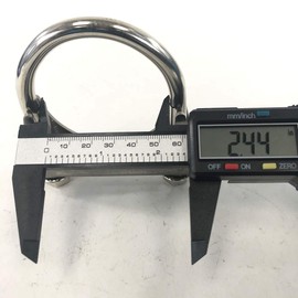 Heavy Duty Stianless Steel T-201 U-Bolt Clamp for Piping connection, U-bolt Clamps size: (2.25-inch(2-1/4 inch))