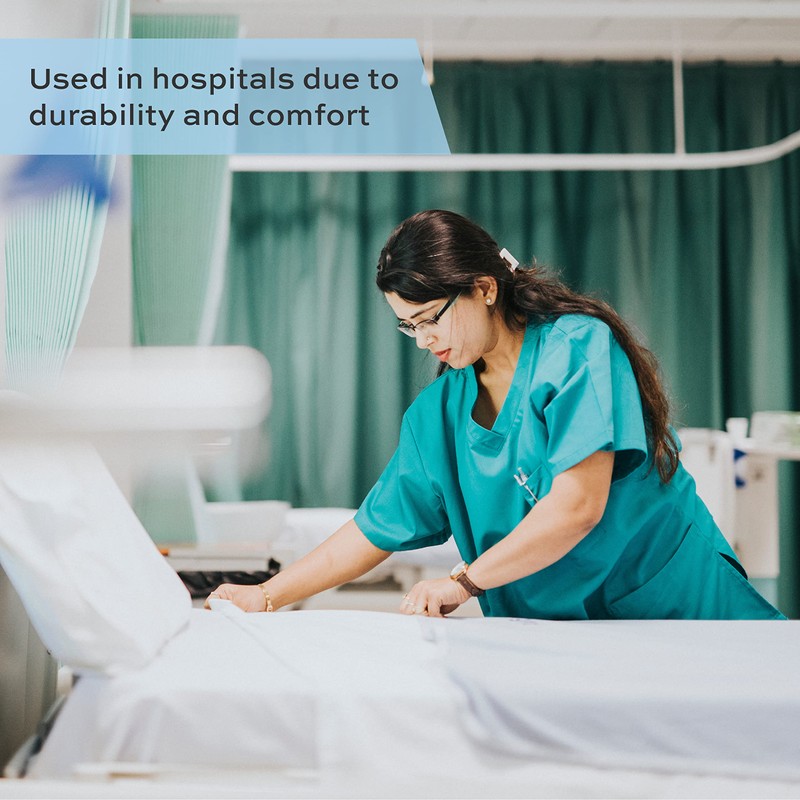 White Classic Twin Flat Sheets 3 Pack, White Cotton Flat