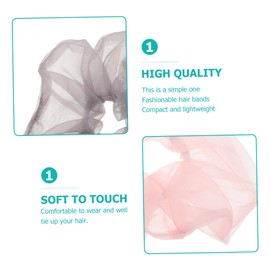 FOMIYES 5pcs Simple Chic Ponytail Hair Tie Soft Fabric Hair Ring for Women Elastic Girl for Parties Daily Use and Stylish Wrist Wear