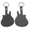 MECCANIXITY Guitar Picks Holder Case Artificial Leather Acoustic Electric Guitar