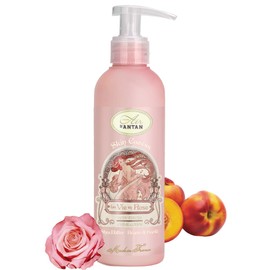 Un Air d'Antan 6.8oz Body Lotion- Rose Peach Patchouli Premium Body Cream with Organic Shea Butter & Argan Oil- Non-Greasy Moisturizing Body Lotion for Women Dry Skin, Gentle Fragrance, Paraben-Free
