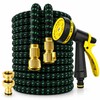 100FT Expandable Garden Hose with 10-Function Nozzle – Lightweight No-Kink