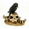Joh.Vogler GmbH Raven on Skull with Two Tea Lights