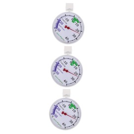 Ciieeo 3pcs Indoor Outdoor Thermometer Room Kitchen Thermometer Refrigerator Temperature Monitor 30-40°c Easy to Install