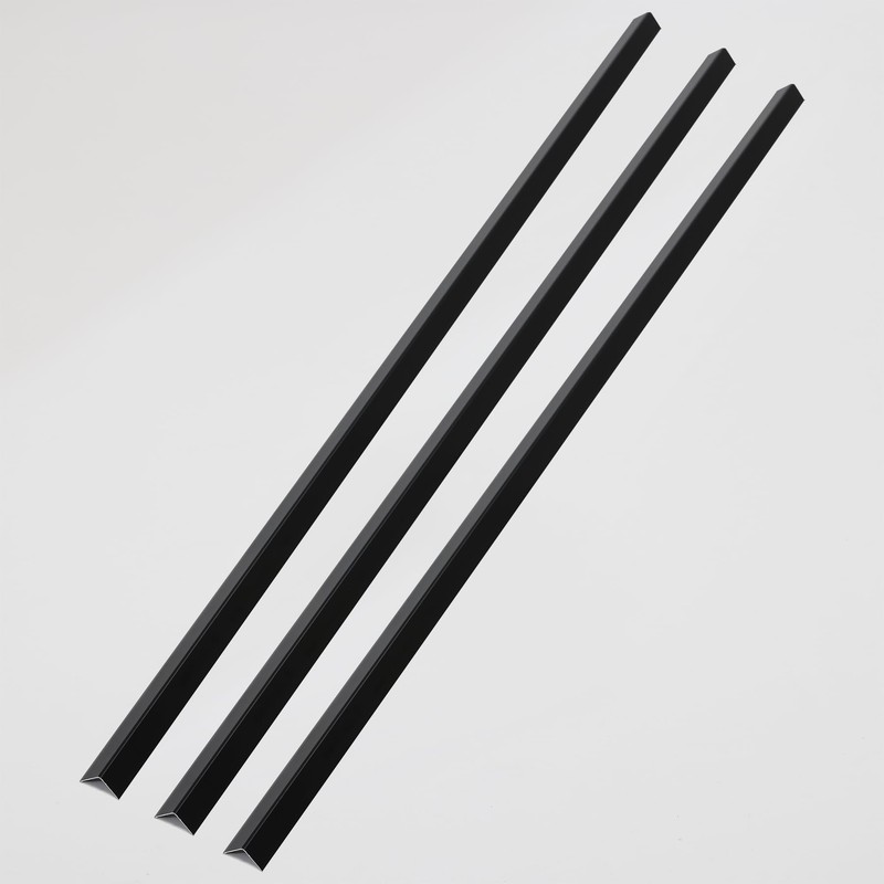 Coengwui Aluminum Corner Guards, Peel and Stick L-Shaped Molding Trim