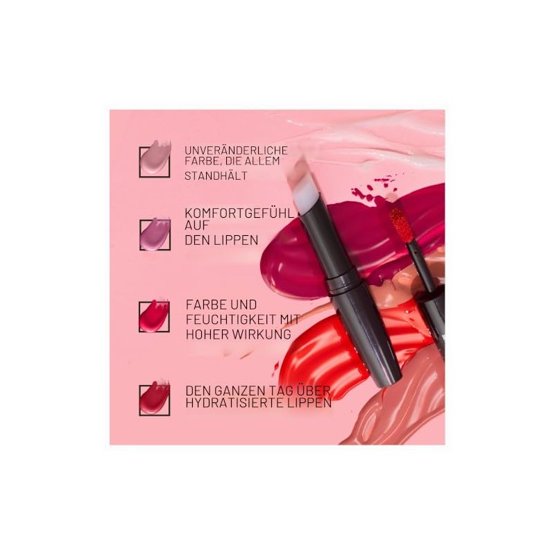 Rimmel London Provocalips Long-Lasting Formula 2 Step Lipstick for Full