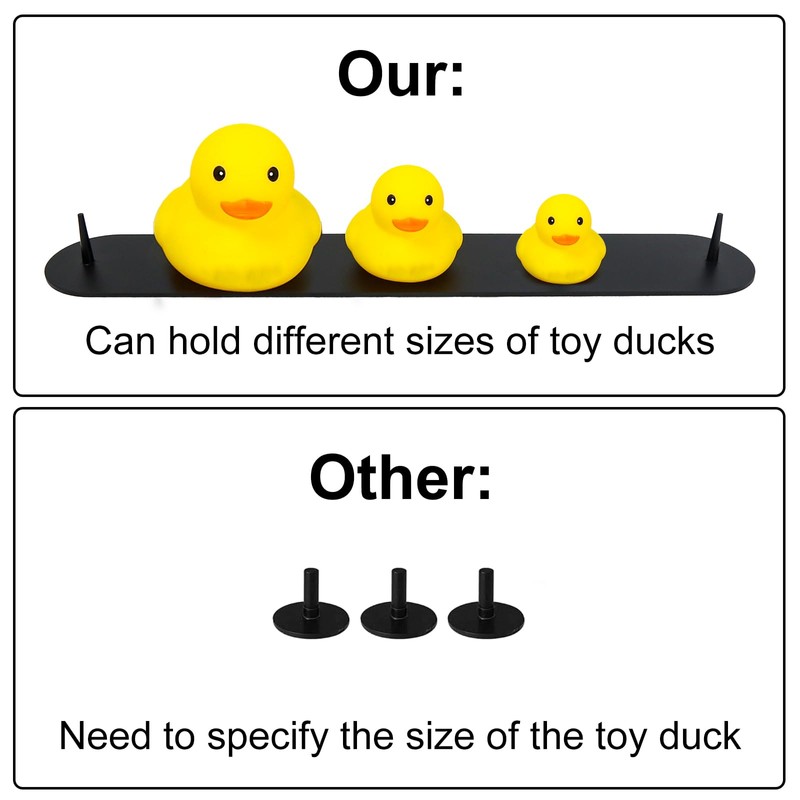 Kyostar Metal Mounts for Jeep Duck Holder Duck Plugs Rubber