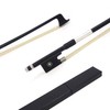JinQu Carbon Fiber Violin Bow,Anti-Deformation,Durable and well balanced, Made with