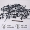 SKIR'CO Pack of 350 blind rivets painted 4.0 x 14