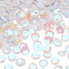 MECCANIXITY Loose Sequins 4MM Glitter Sequins 3000Pcs Cup Sequins Embroidery