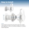 1.5" Shaft Length Cooler Drain Plug Assembly Replacement for Coleman