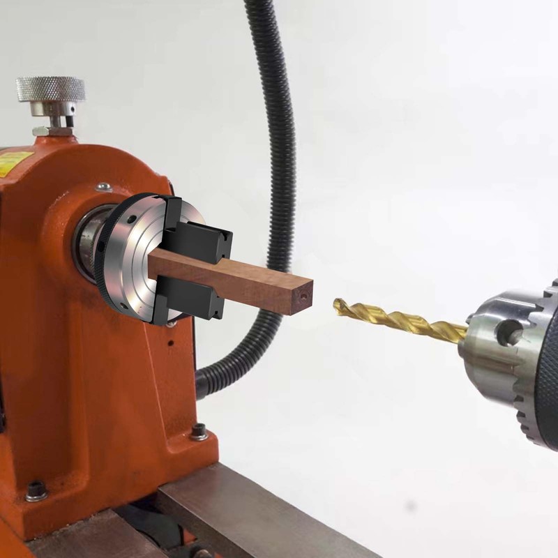 3-1/4 inch 2-Jaws Pen Drilling Wood Lathe Chuck with 1"