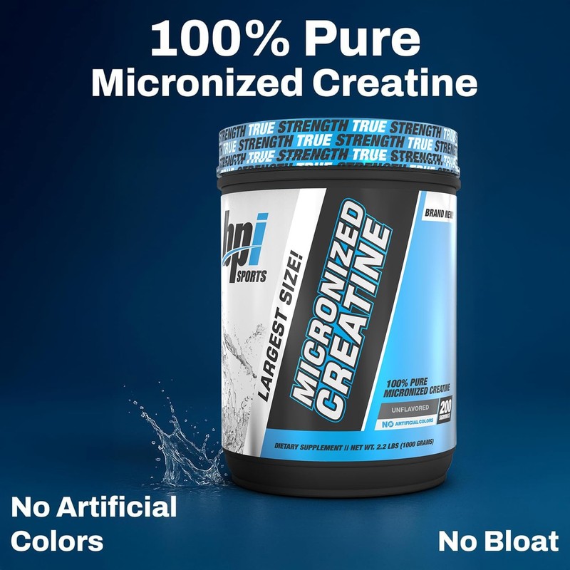BPI Sports 100% Monohidrato de Creatina Micronizada - 1000 gr
