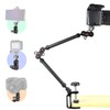 Akeipho 21"/53cm Adjustable Magic Arm with Super Clamp, Overhead Phone