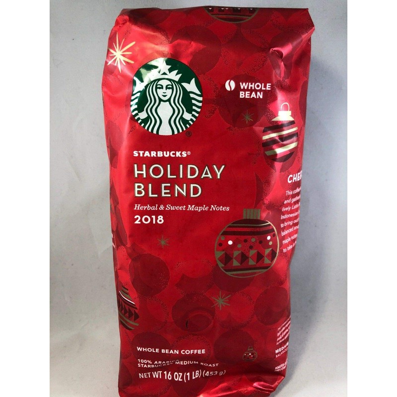 Starbucks Holiday Blend Coffee Whole Bean - 1Lb (16 Oz)