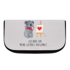 Mr. & Mrs. Panda Koala Artist Cosmetic Bag, neutral, Hand Drawn