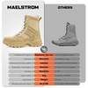 Maelstrom Tactical Combat Boots - Mens Lightweight Full Grain Leather