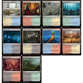 Duskmourn Set of 10 Common Dual Lands - MTG Magic