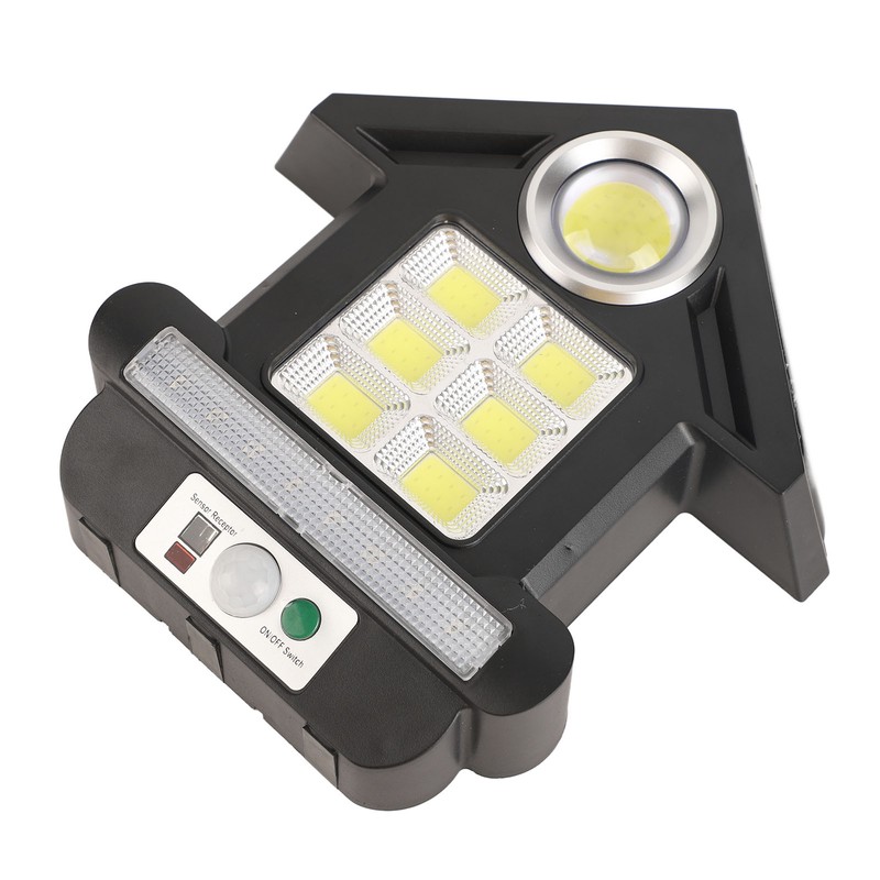 Solar Street Light House Shape ABS LED Motion Sensing Solar