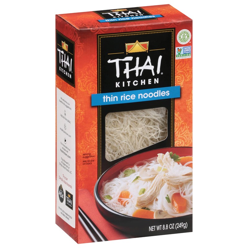 Thai Kitchen Gluten Free Thin Rice Noodles, 8.8 oz (Pack