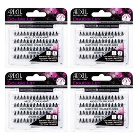 Ardell Individual Lashes Soft Touch - Short Black, Knot-Free False Eyelashes, Natural Look DIY Eyelash Extensions, 56 Lash Clusters Per Pack