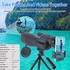 HuanQiuSensmart 25-75x60 Birdwatching Telescope, Single Eye Zoom Telescope, Adult Telescope,
