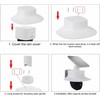 WOOGCSGO Sun Rain Cover for eufy Security SoloCam S340 -