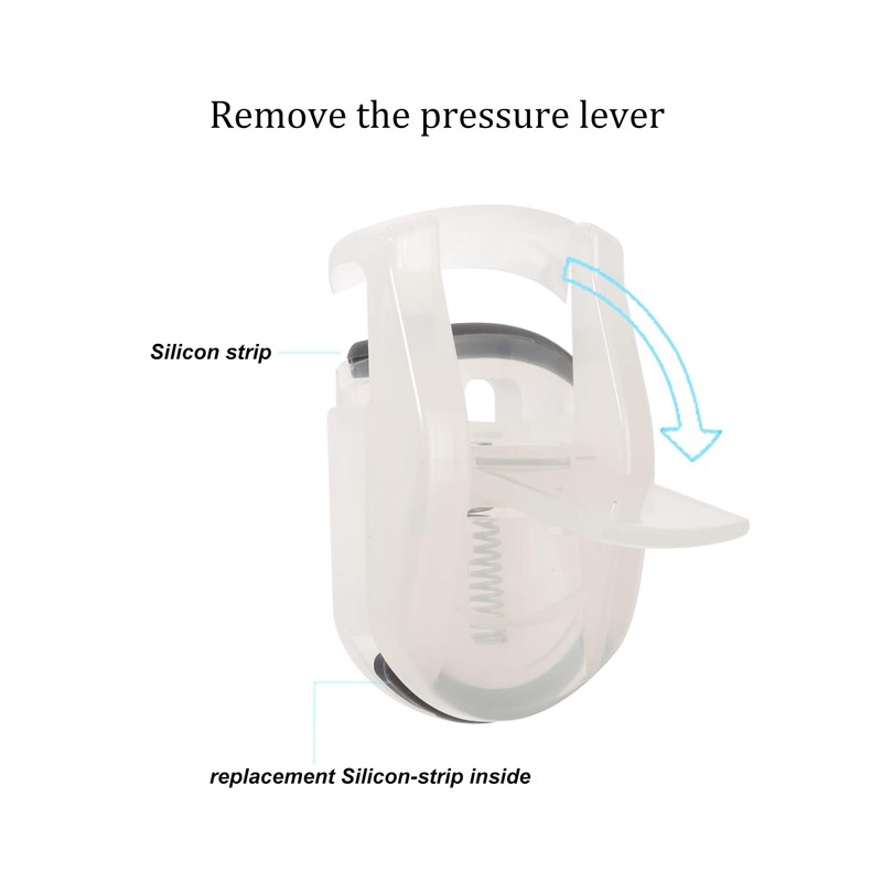 Ginalaia Travel Eyelash curlers, Portable Eyelash Curler, Small Eyelash Curler