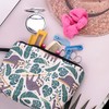 Pebarmnt Cute Animal Lovers Gifts Tropical Sloth Cosmetic Bag Makeup