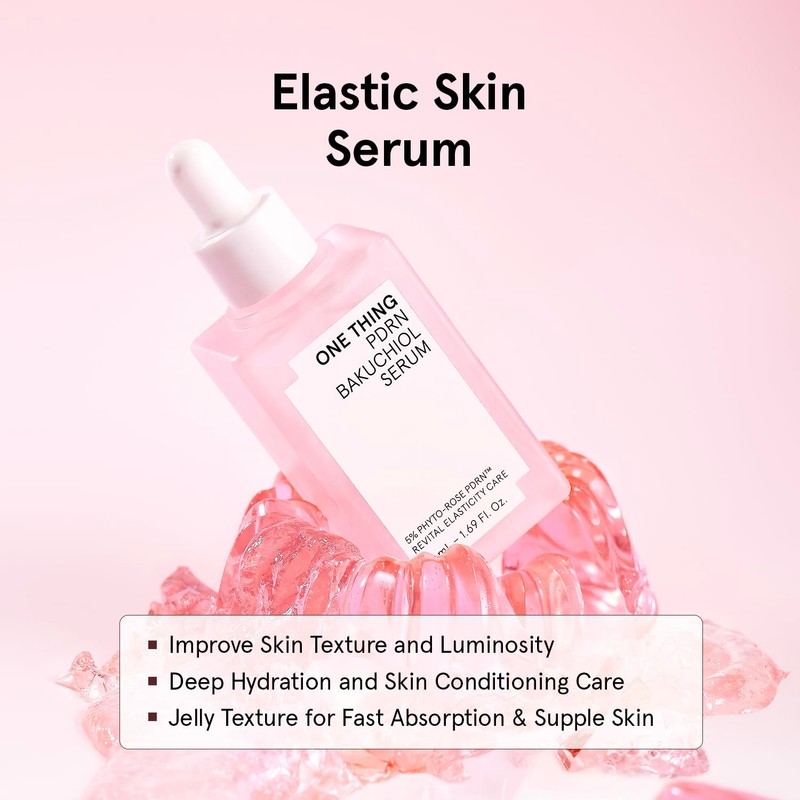 ONE THING PDRN Bakuchiol Serum, Daily Moisturizing Face Serum for