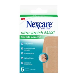 Nexcare Ultra Stretch Maxi Comfort Flexible Plasters 50 mm x 101 mm 5/Pack