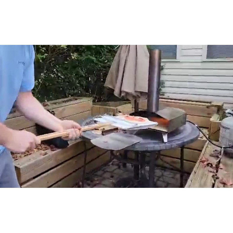 Large 14" EXO Long Handled Non-Stick Super Peel WFO Conveyor